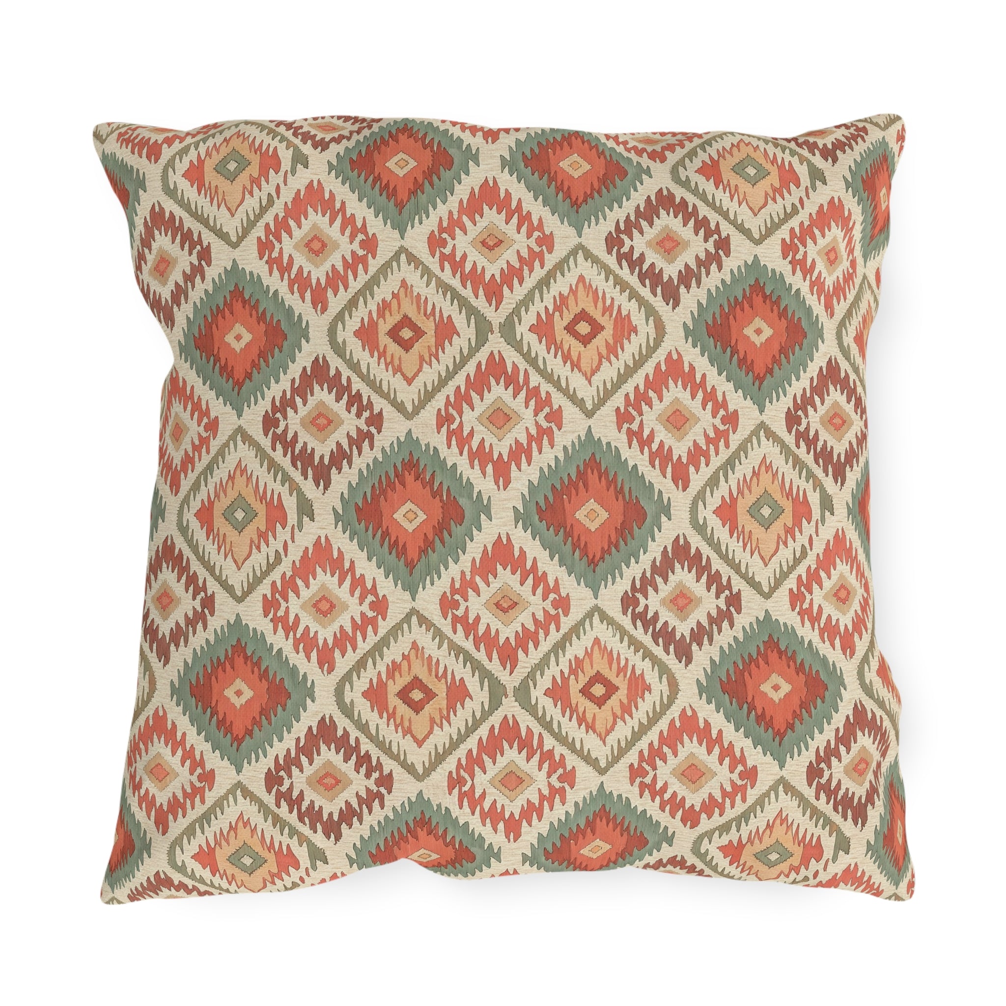 Boho Outdoor Pillow Orange