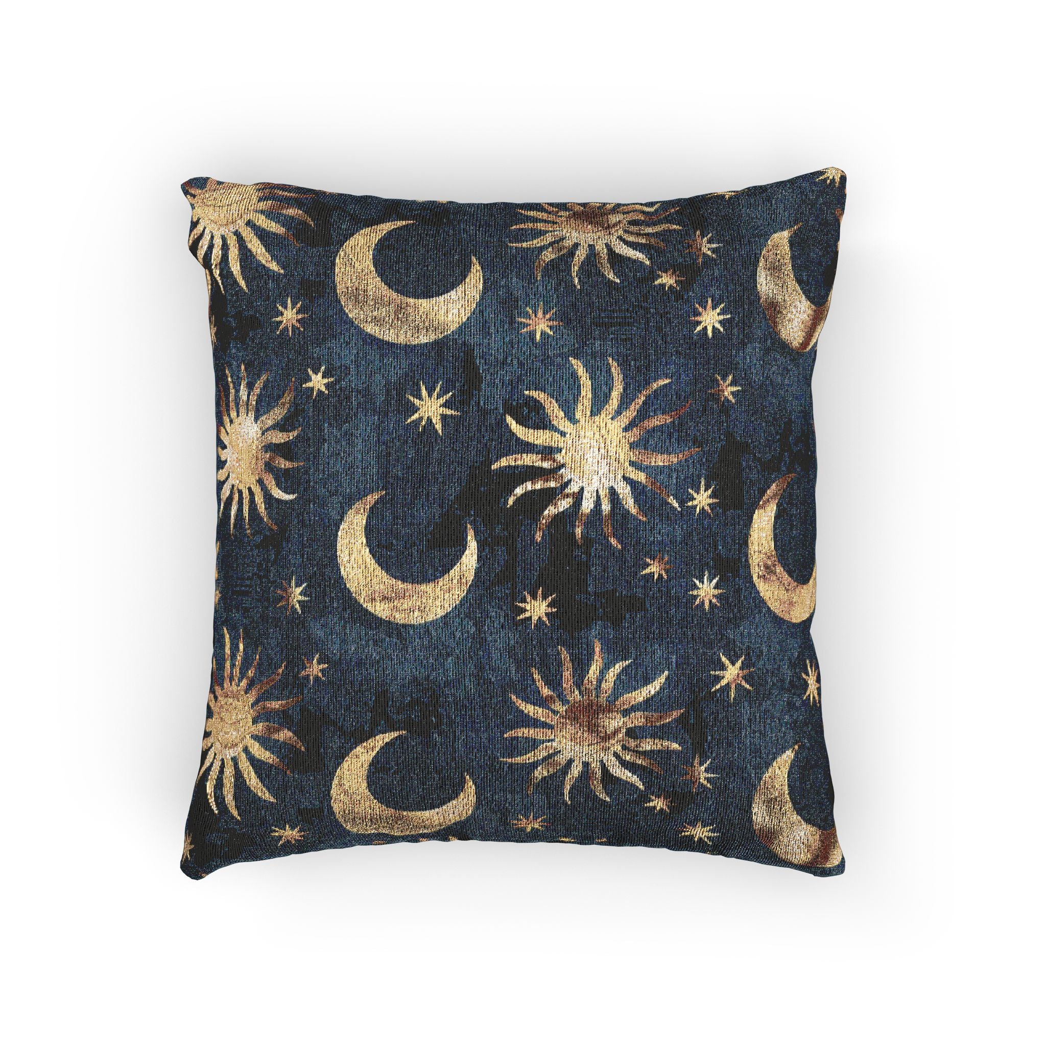 Celestial Boho Woven Pillow