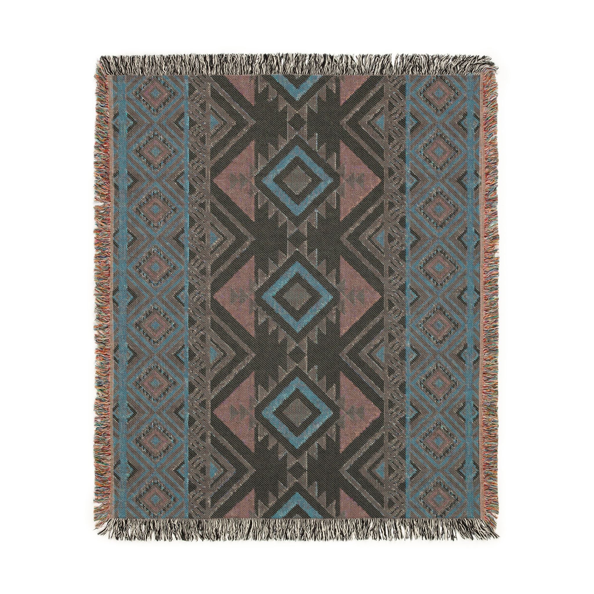 Boho Mexican Woven Blanket