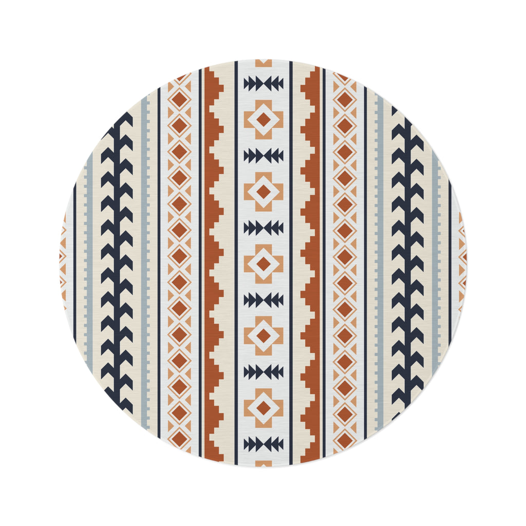 Mexican Boho Round Rug