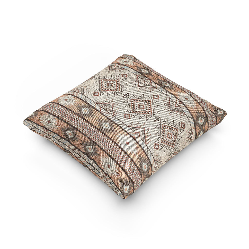 Boho Aztec Woven Pillow