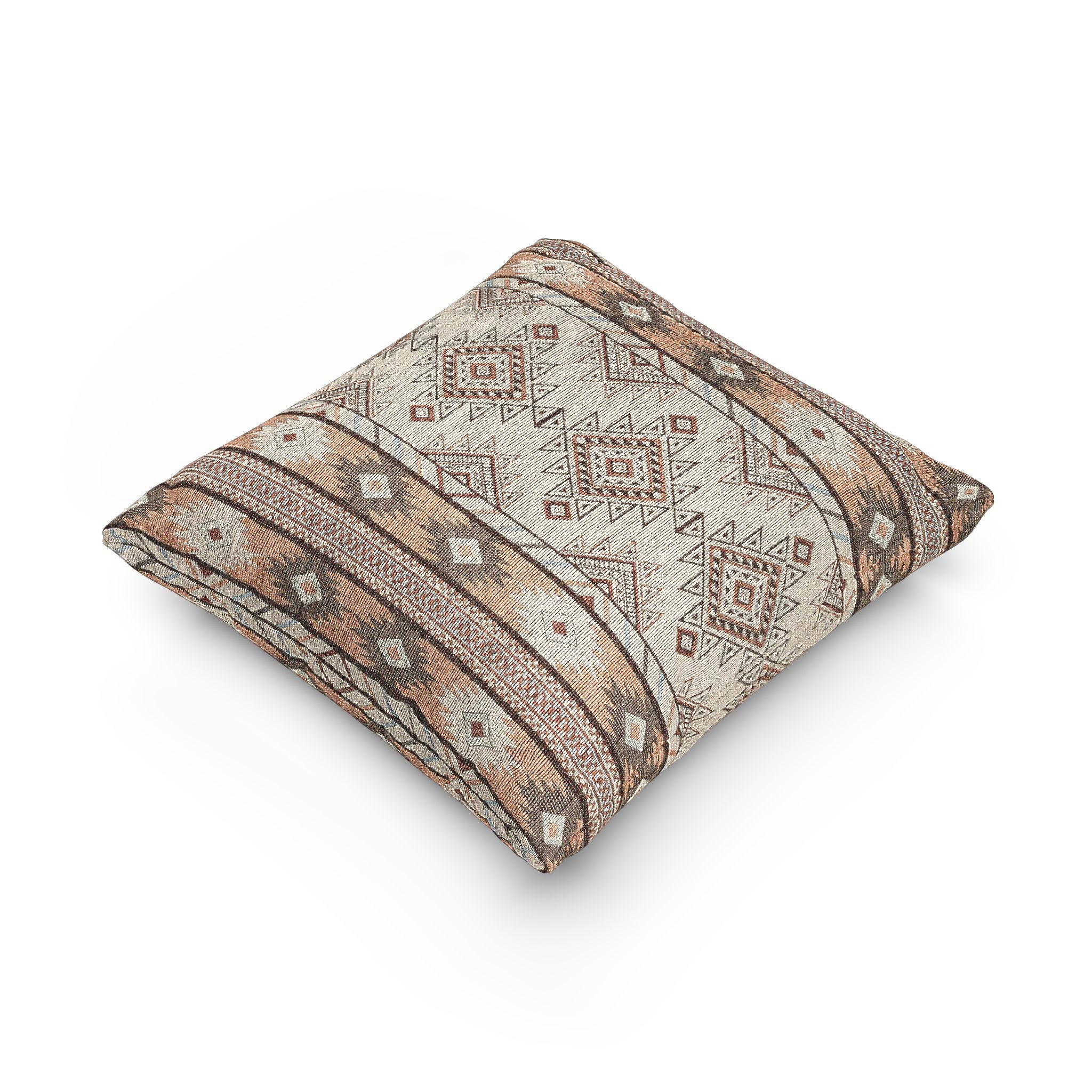 Boho Aztec Woven Pillow