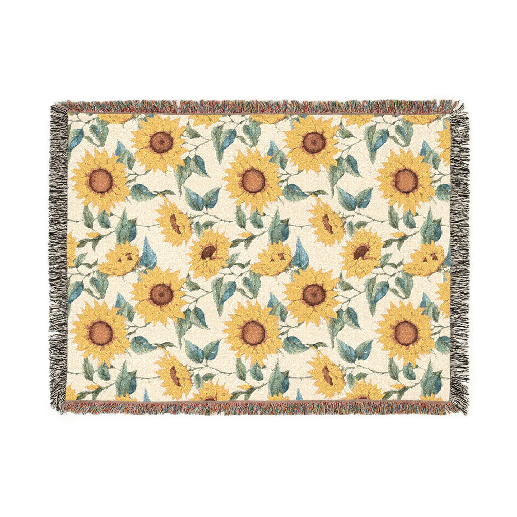 Sunflower Woven Blanket