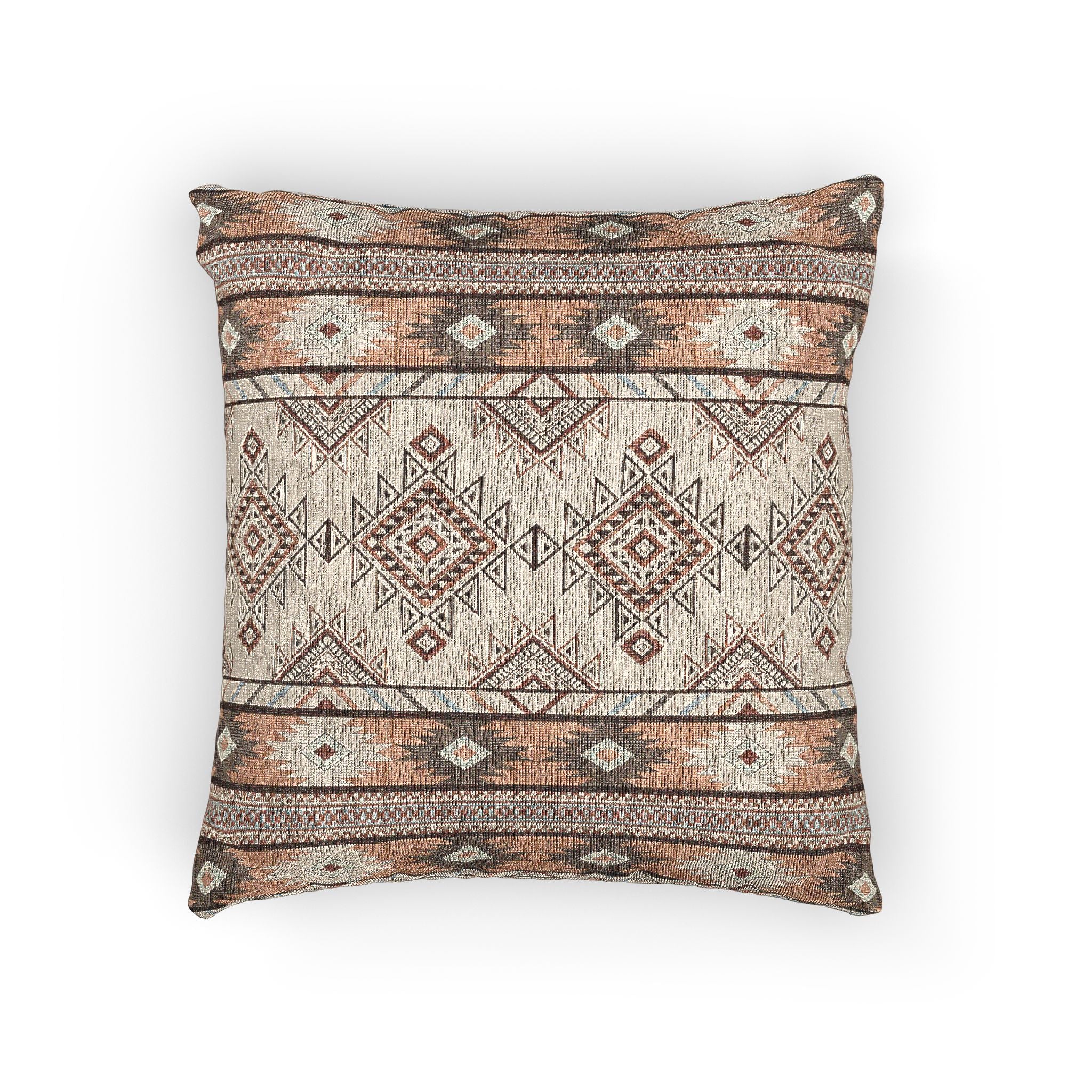 Boho Aztec Woven Pillow