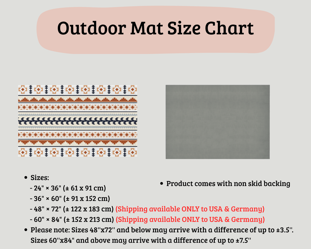 Mexican Boho Outdoor Rug