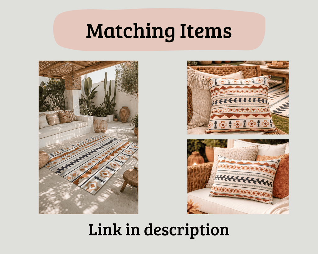 Mexican Boho Outdoor Rug
