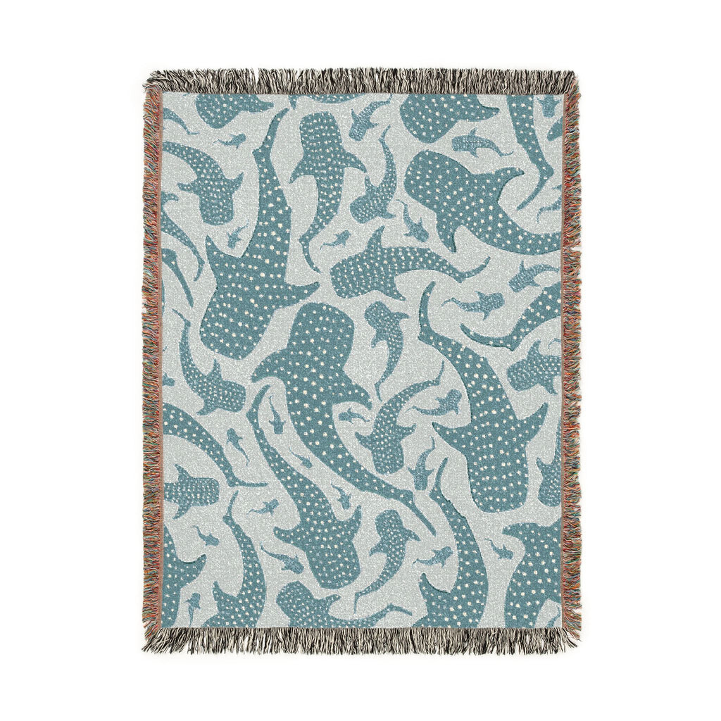 Whale Shark Woven Blanket