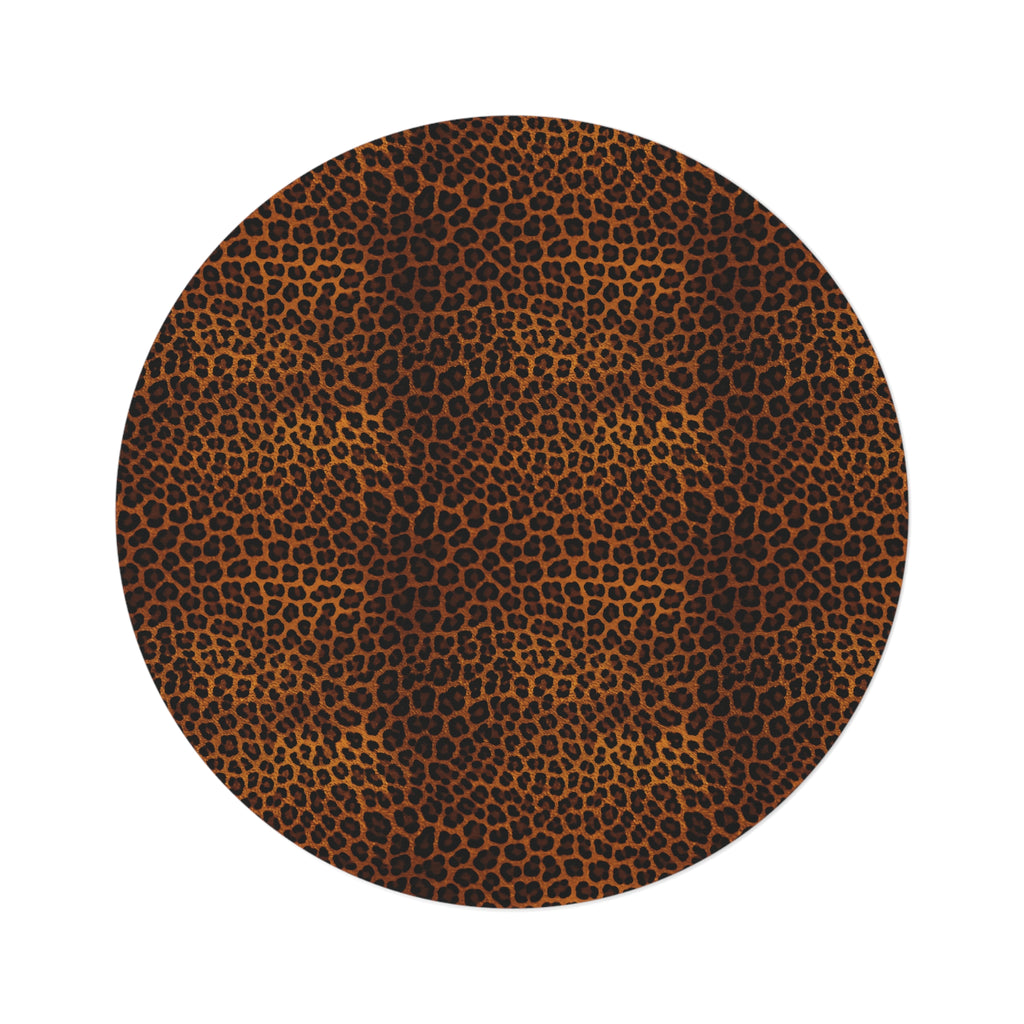 Leopard Round Rug