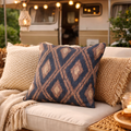Boho Aztec Woven Pillow