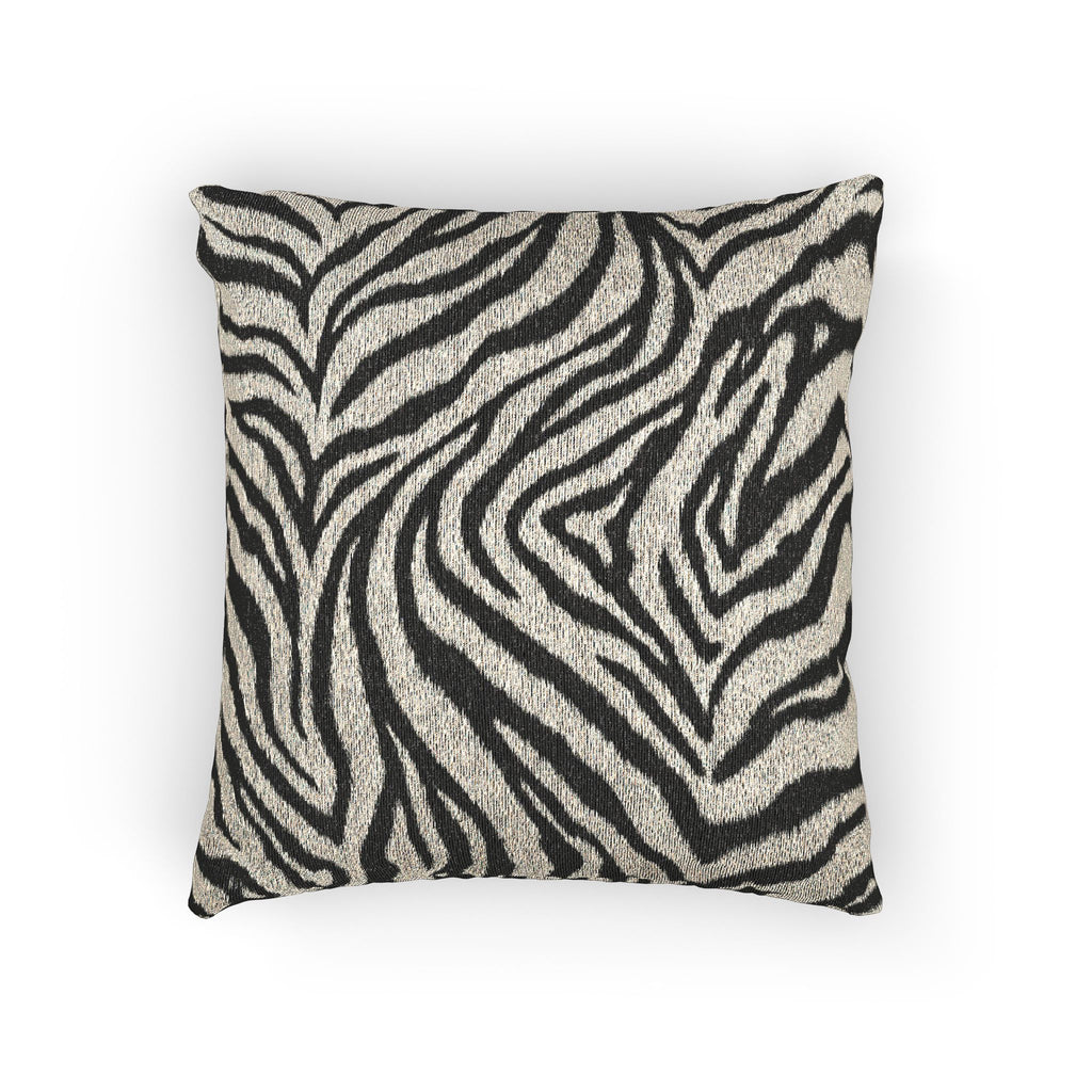 Safari Zebra Woven Pillow