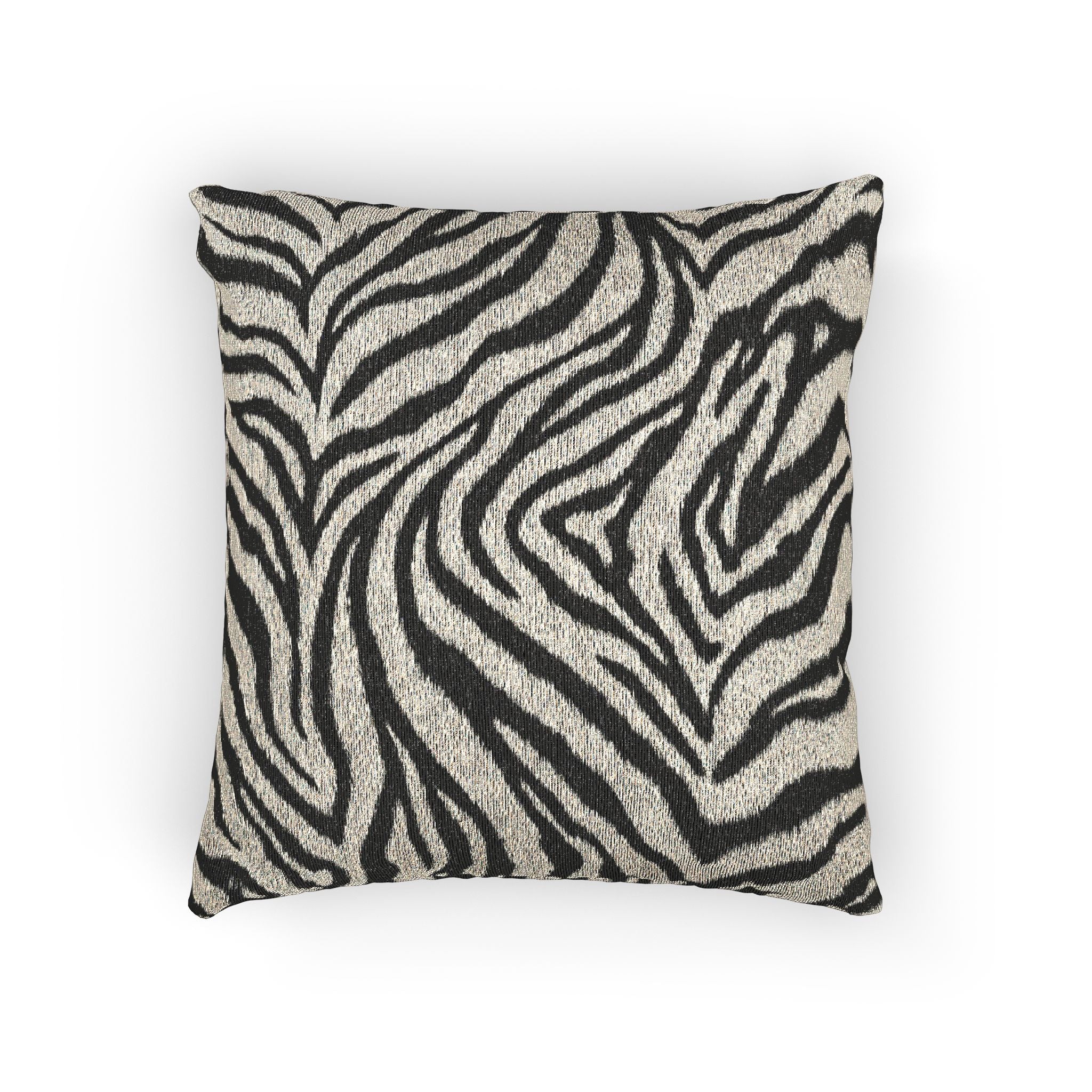 Safari Zebra Woven Pillow
