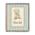 Personalized Baby Blanket Bear