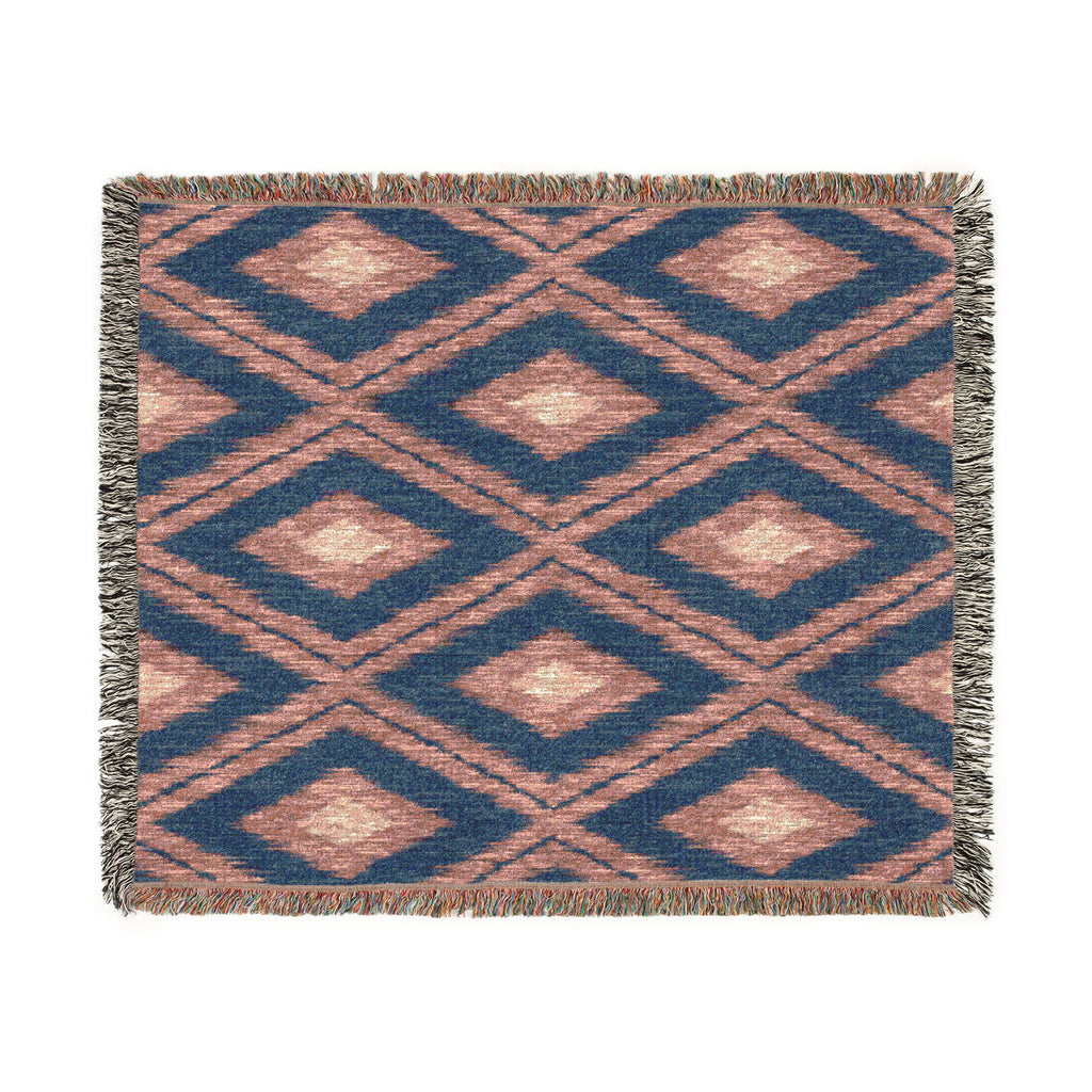 Boho Aztec Woven Blanket