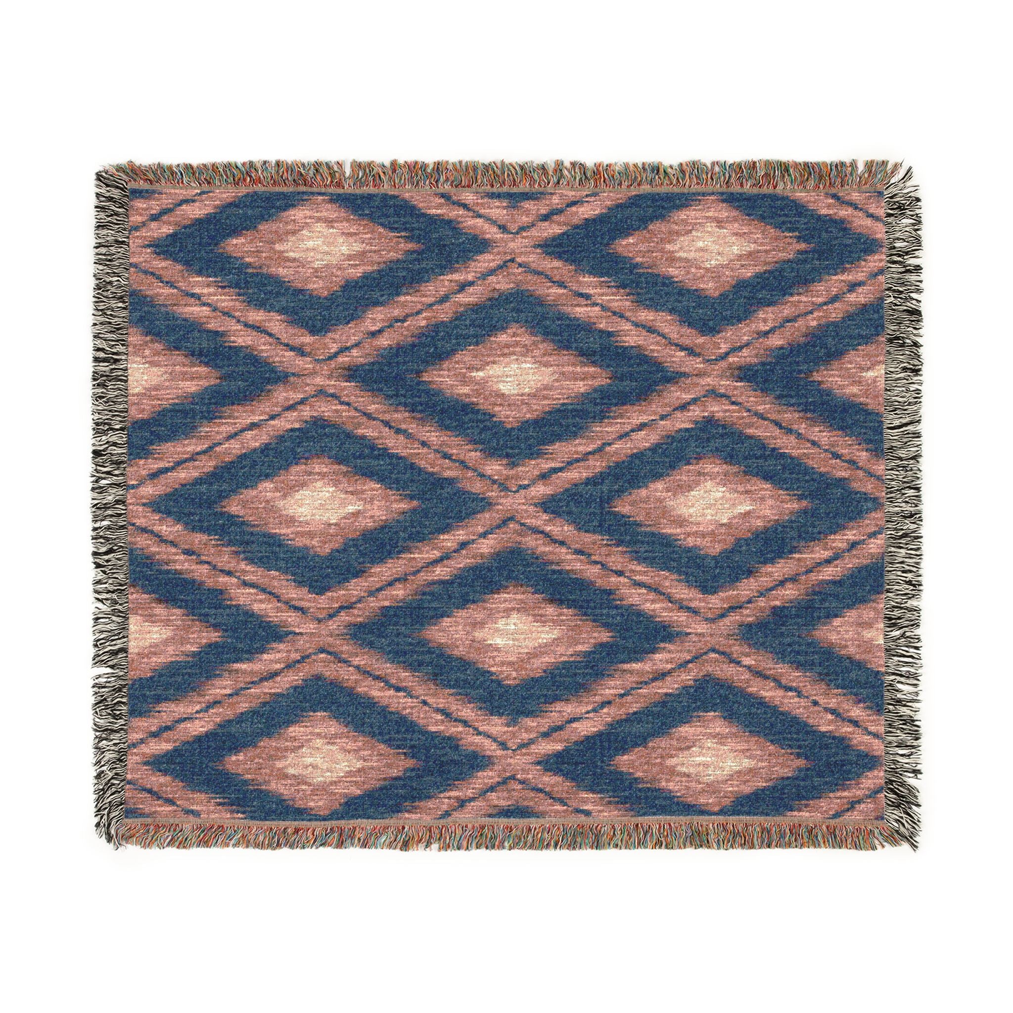 Boho Aztec Woven Blanket