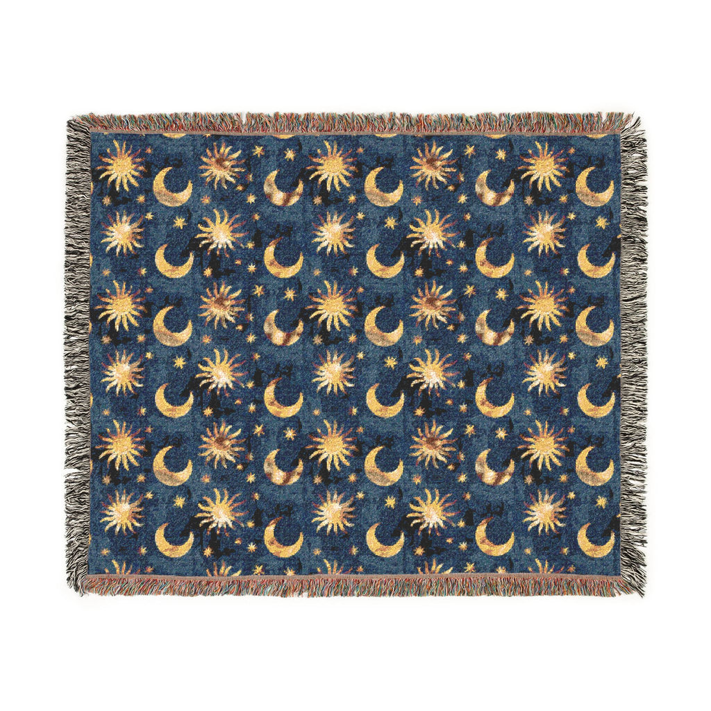 Celestial Boho Woven Blanket