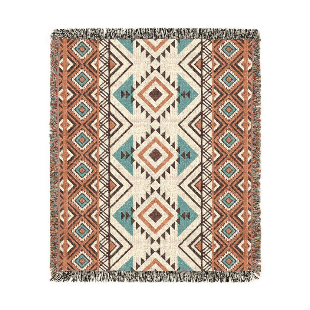 Boho Mexican Woven Blanket