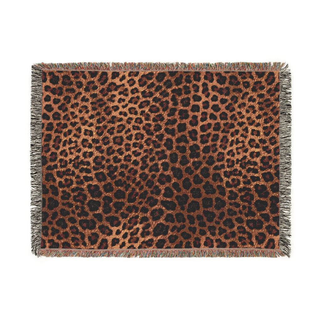 Leopard Woven Blanket