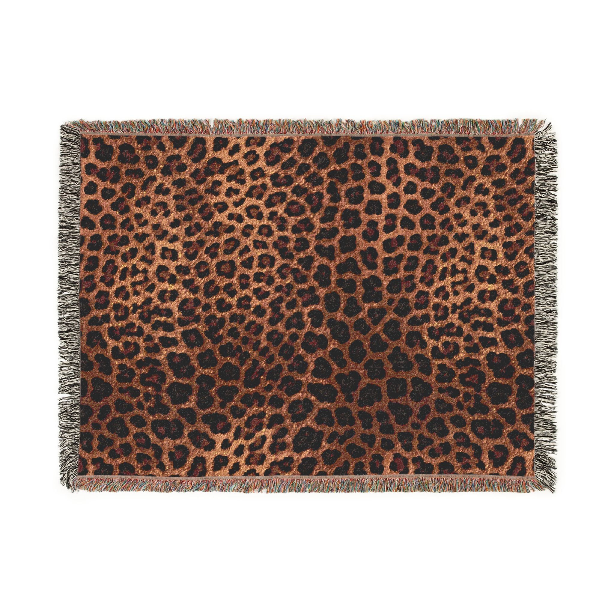 Leopard Woven Blanket