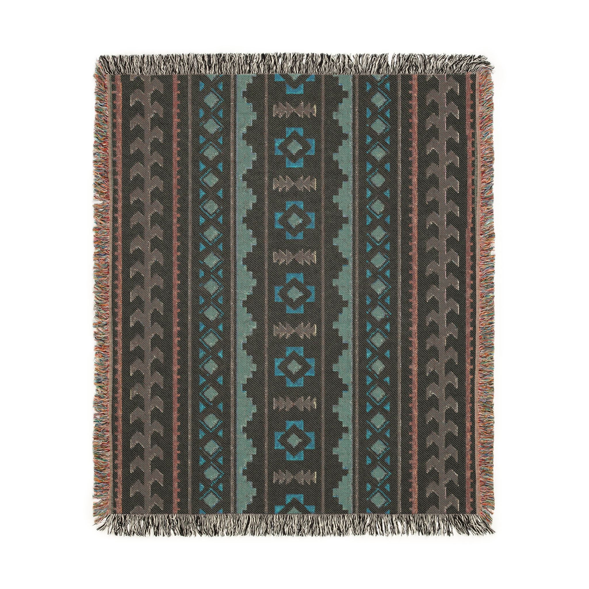 Mexican Boho Woven Blanket