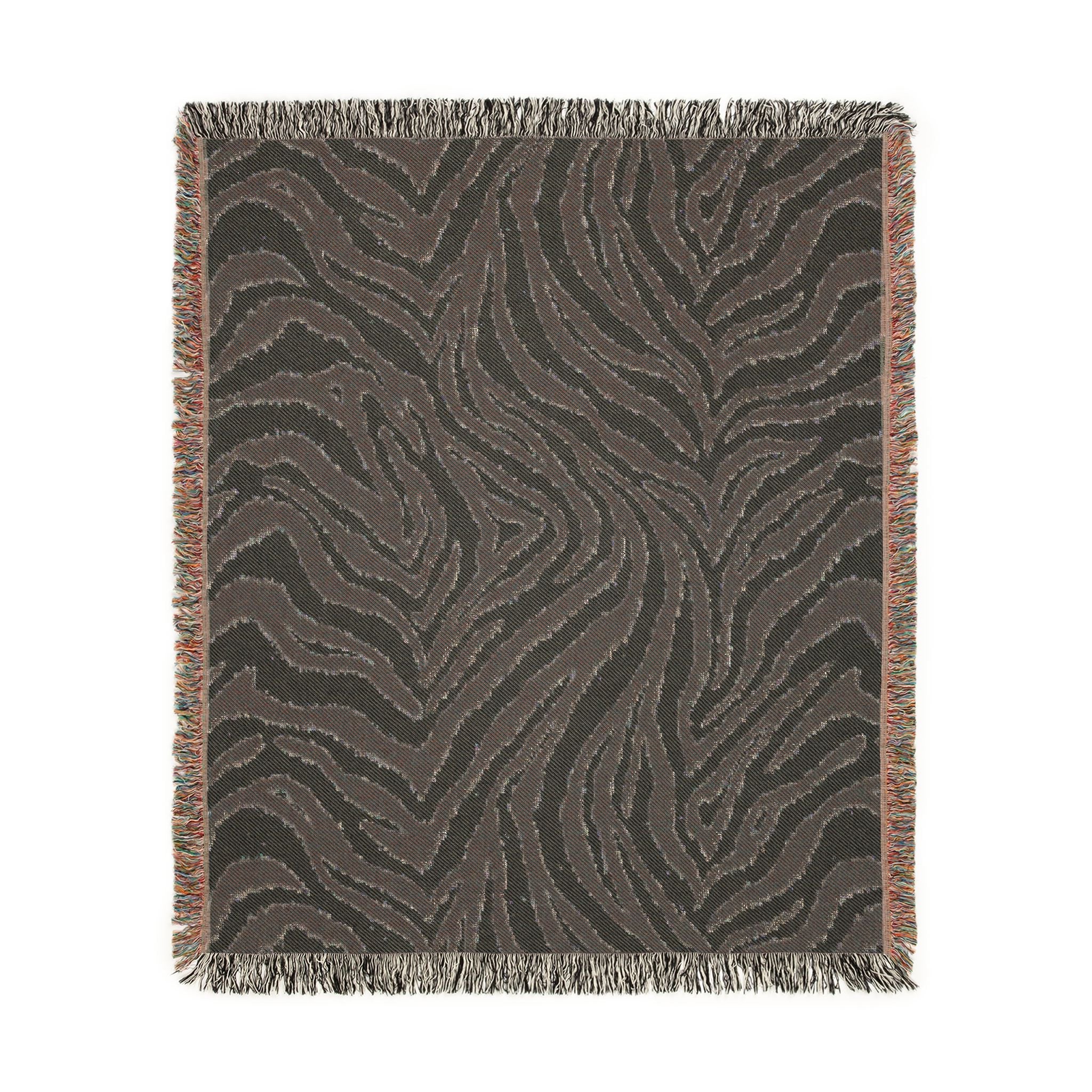 Zebra Woven Blanket