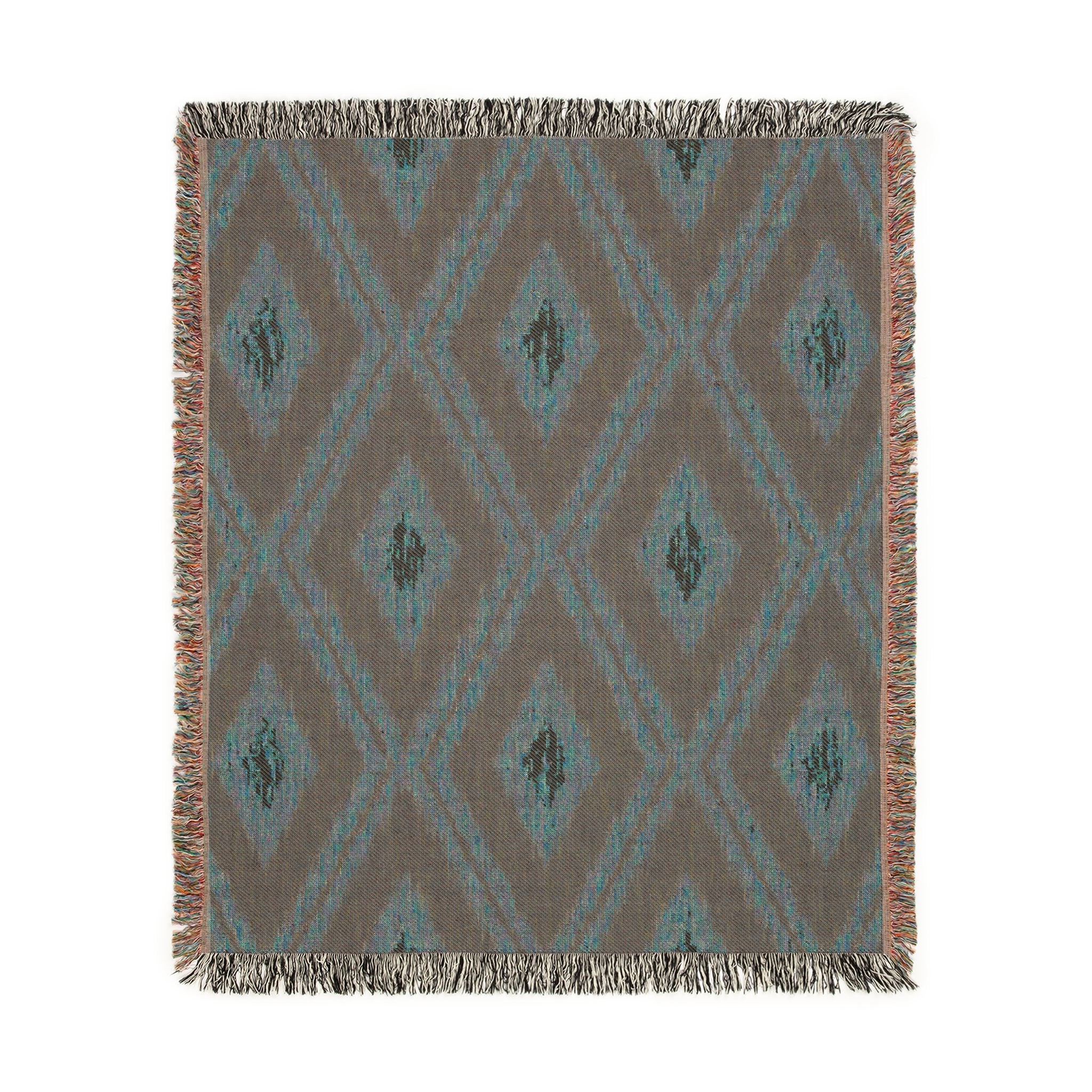 Boho Aztec Woven Blanket