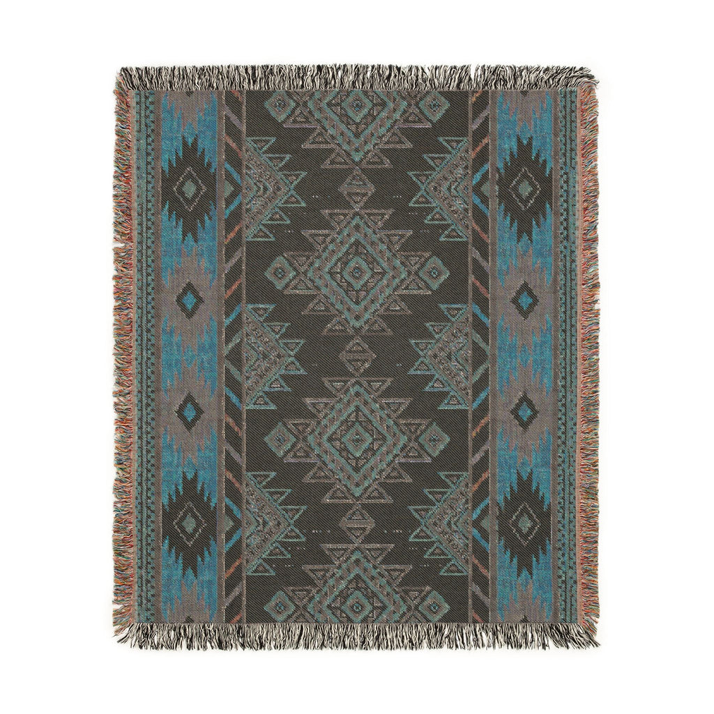 Boho Aztec Woven Blanket