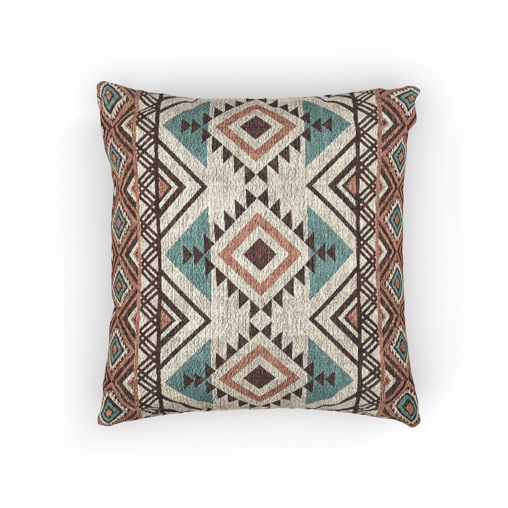 Boho Mexican Woven Pillow