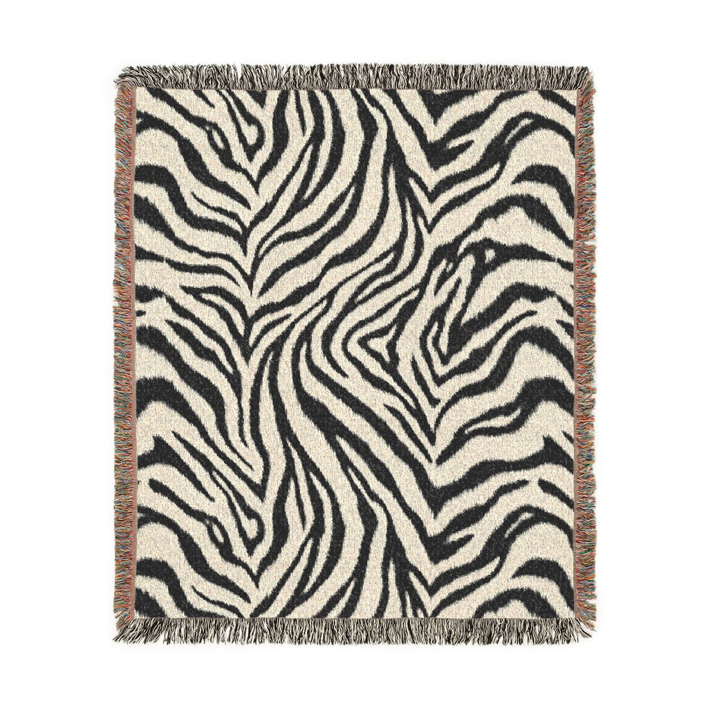 Zebra Woven Blanket