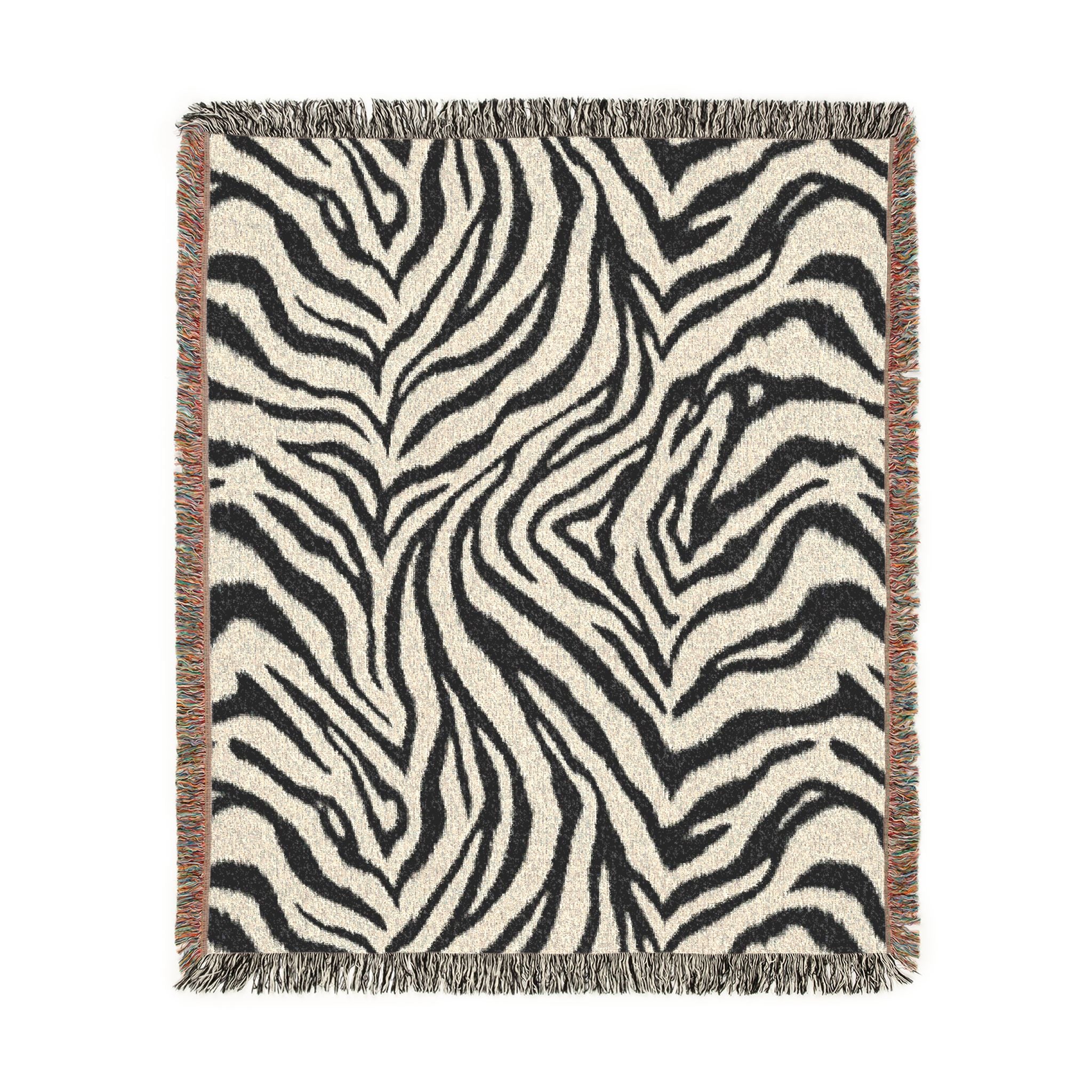 Zebra Woven Blanket