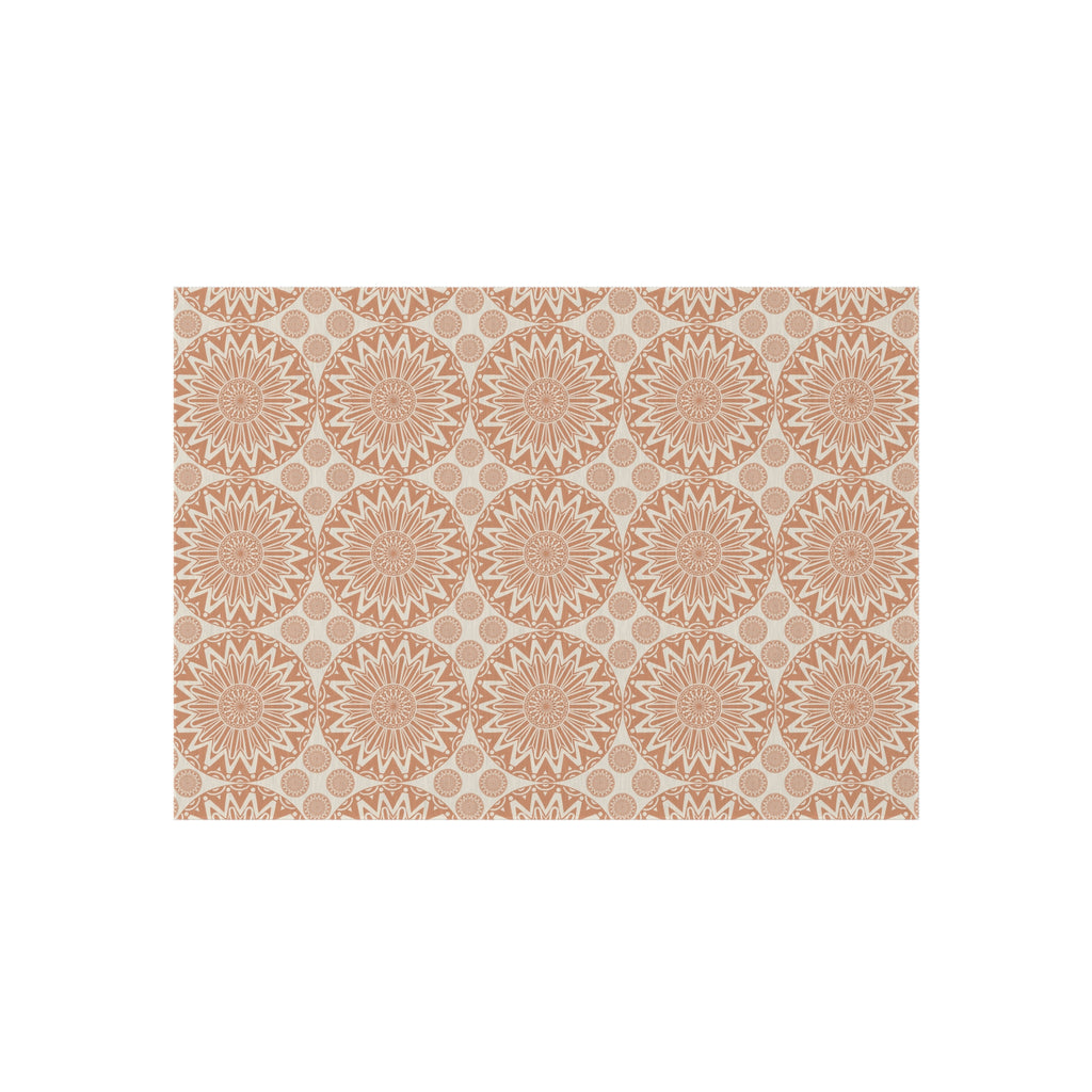Boho Mandala Outdoor Rug Beige