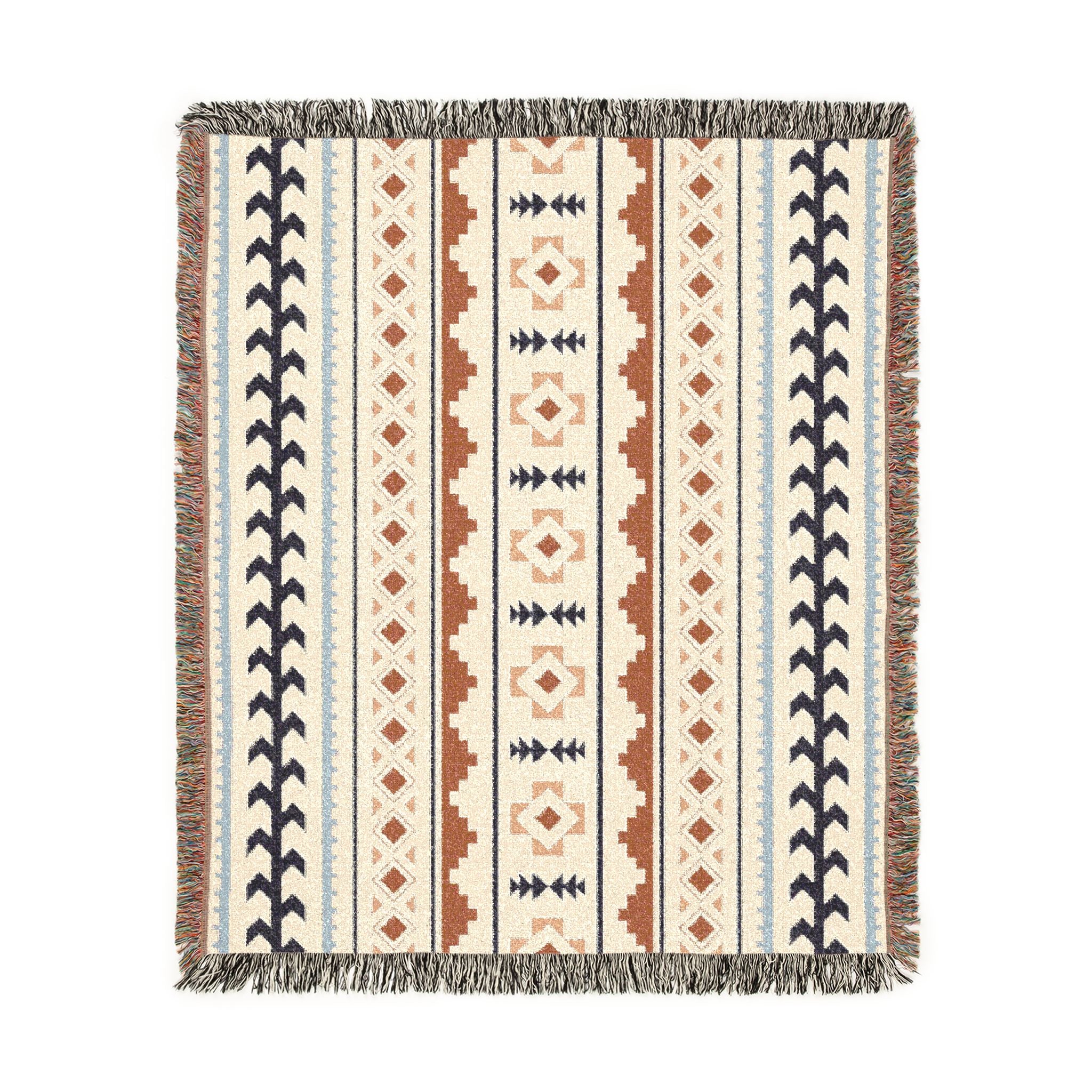Mexican Boho Woven Blanket