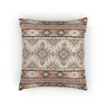 Boho Aztec Woven Pillow - front view