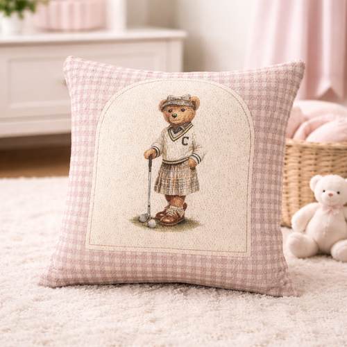 Teddy Bear Woven Baby Pillow - photo 2