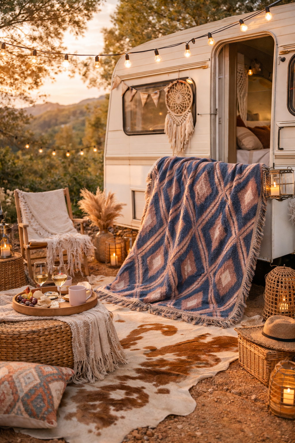Boho Aztec Woven Blanket (v2) - photo 2