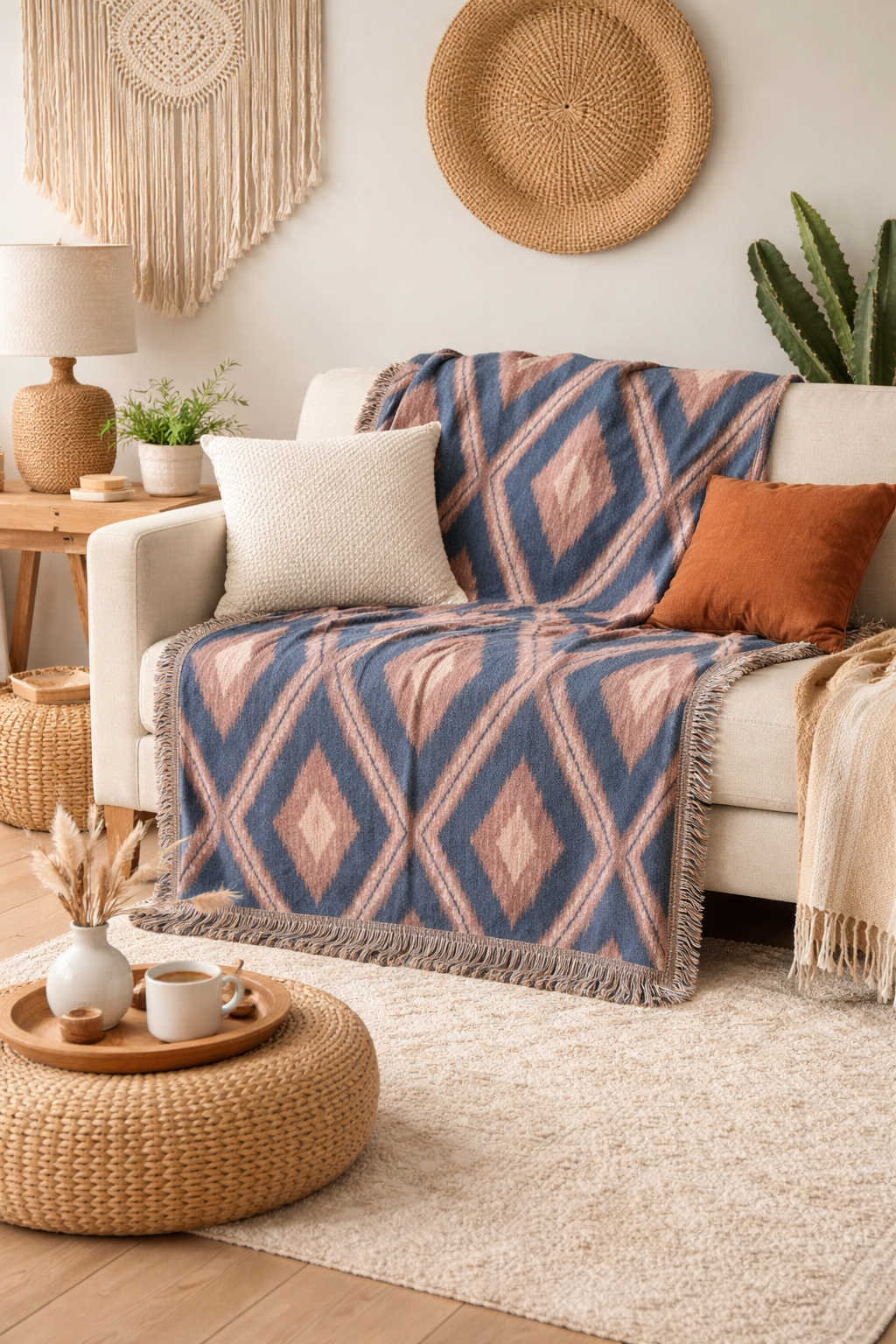Boho Aztec Woven Blanket (v2) - photo 5
