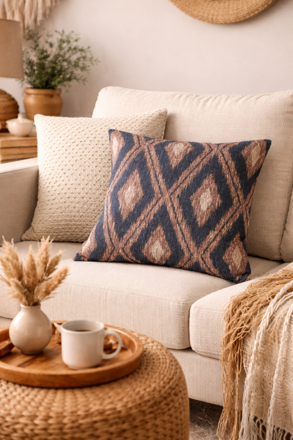 Boho Aztec Woven Pillow - photo 4