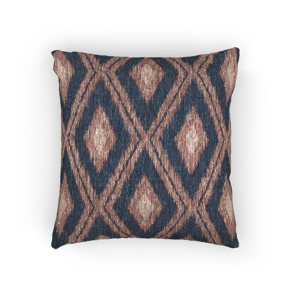 Boho Aztec Woven Pillow - front view