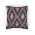 Boho Aztec Woven Pillow - front view