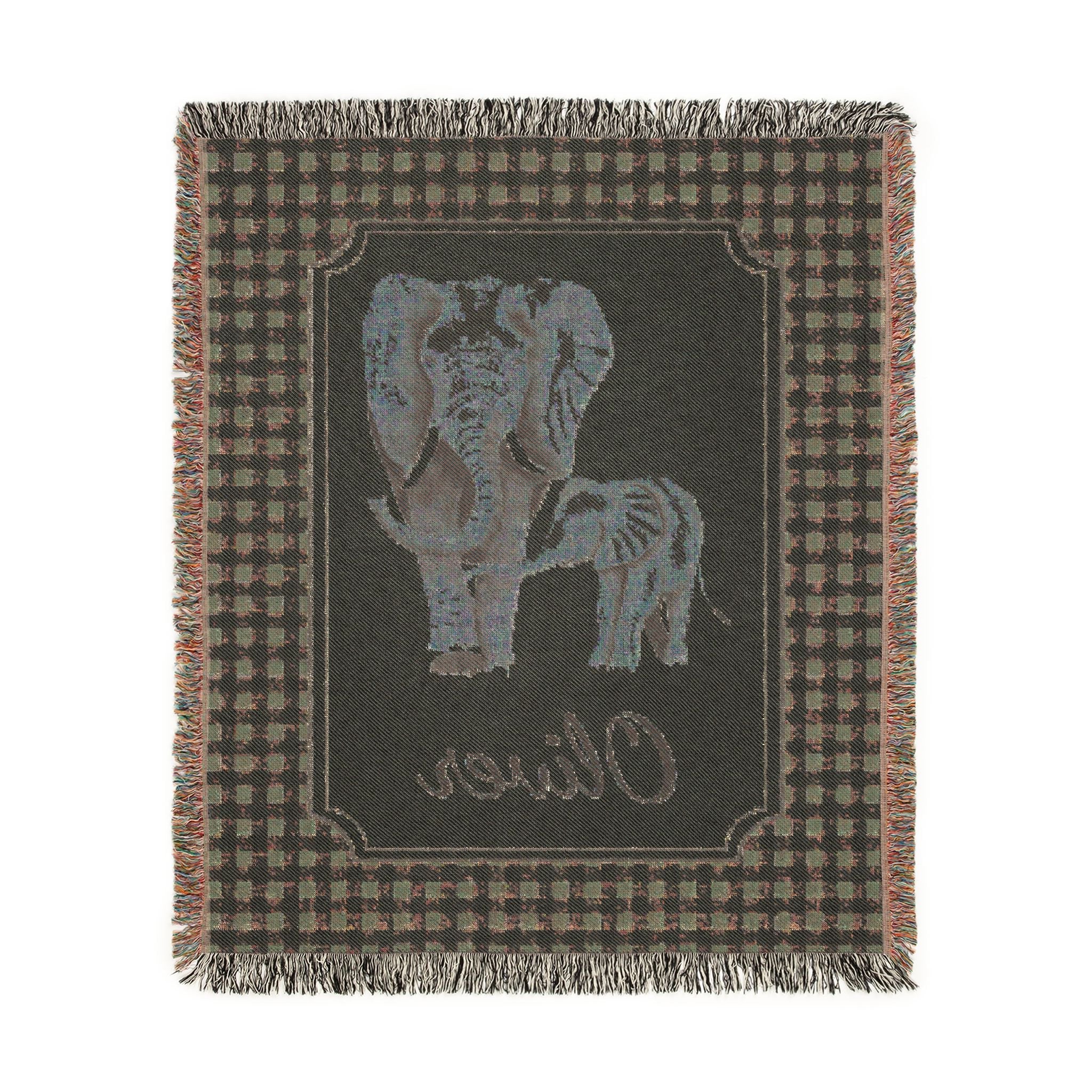 Personalized Baby Blanket Elephant - photo 6
