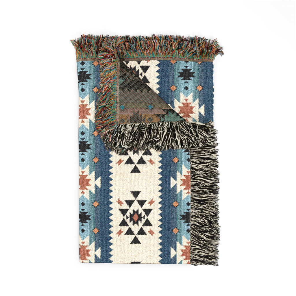 Southwestern Woven Blanket - front view